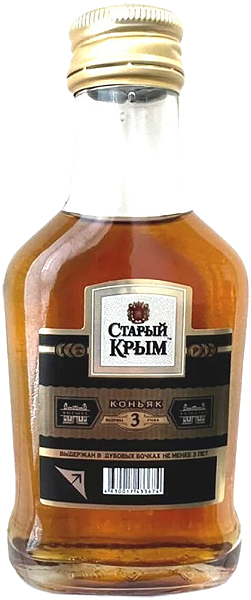 Коньяк Stariy Krim 3 y.o., 0.1 л