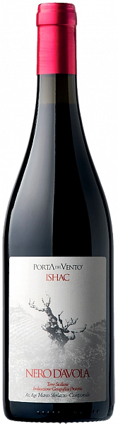 Вино Porta del Vento Ishac Nero d'Avola Sicilia DOC, 0.75 л