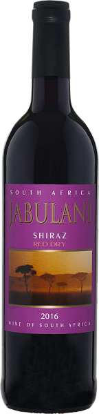 Вино Jabulani Shiraz Western Cape WO Home of origin Wine, 0.75 л
