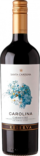 Вино Carolina Reserva Carmenere Valle de Cachapoal DO Santa Carolina, 0.75 л