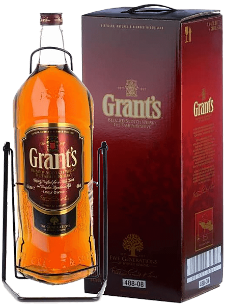 Виски Grant's Family Reserve Blended Scotch Whisky (gift box), 4.5 л
