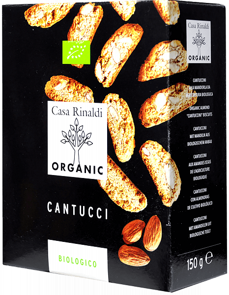 Cantuccini Bio almond cookies Casa Rinaldi (box), 0.5 л