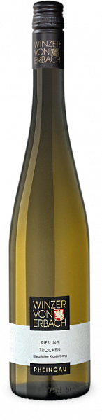 Белое полусухое вино Winzer von Erbach Kiedricher Klosterberg Riesling Trocken, 0.75 л