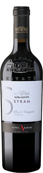 Вино Syrah Single Vineyard Turtles Florina PGI Alpha Estate, 0.75 л