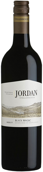 Вино Black Magic Merlot Stellenbosch WO Jordan, 0.75 л