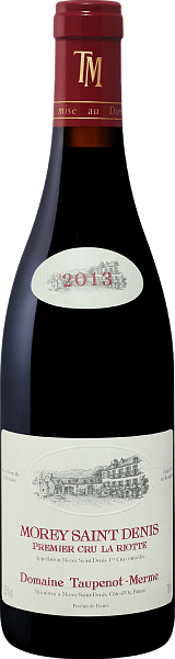 Вино La Riotte Morey Saint Denis 1er Cru AOC Domaine Taupenot-Merme, 0.75 л