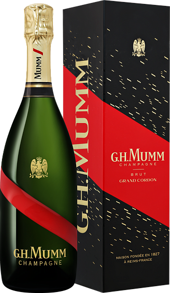 Шампанское G.H. Mumm Grand Cordon Champagne AOC Brut (gift box), 0.75 л