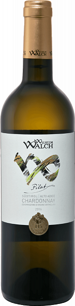 Вино Chardonnay Alto-Adige DOC Wilhelm Walch, 0.75 л