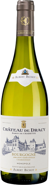Вино Chateau de Dracy Chardonnay Monopole Bourgogne AOC Albert Bichot, 0.75 л
