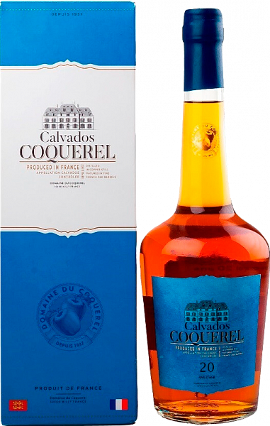 Coquerel 20 Years Old Calvados AOC (gift box), 0.7 л