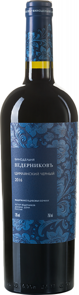 Вино Cimlyanskij Chernyj  Don Valley Vinodelnya Vedernikov, 0.75 л