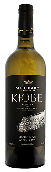 Cuvee Chardonnay-Aligote Kuban. Novorossiysk Myskhako, 0.75 л