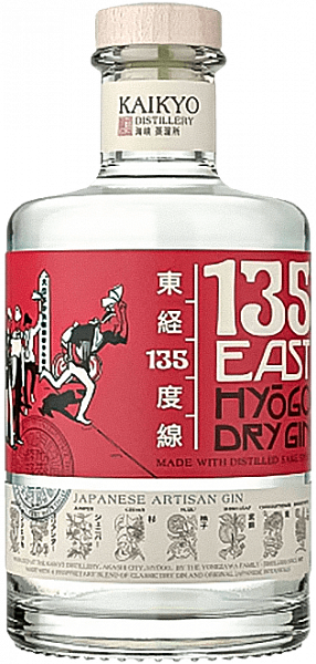 135 East Hyogo Dry Gin Kaikyo, 0.7 л