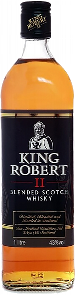 Виски King Robert II Blended Scotch Whisky, 1 л