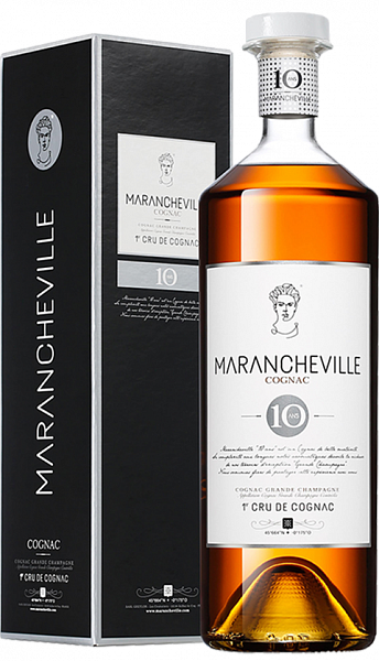 Коньяк Marancheville Grande Champagne Cognac 10 y.o. (gift box), 0.7 л