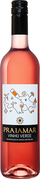 Вино Praiamar Rose Vinho Verde DOC Casa da Fonte Pequena, 0.75 л в Волгограде