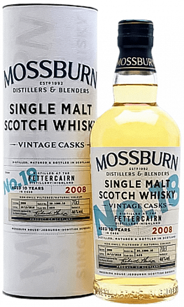 Виски Mossburn Vintage Casks No.18 Fettercairn Single Malt Scotch Whisky (gift box), 0.7 л