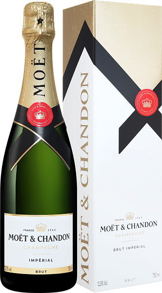 Шампанское Moet & Chandon Imperial Brut Champagne AOC (gift box), 0.75 л в Нижнем Новгороде