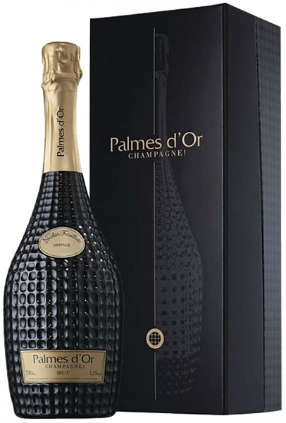 Французское шампанское Nicolas Feuillatte Palmes D'Or Brut Champagne AOC (gift box), 0.75 л