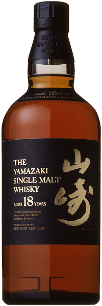Yamazaki 18 years Single Malt Japanese Whisky (gift box), 0.7 л
