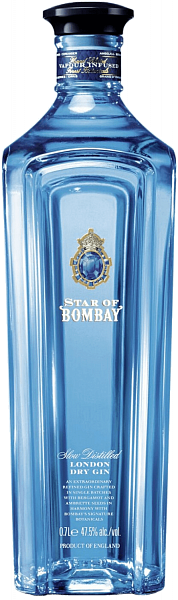 Джин Star of Bombay London Dry Gin, 0.7 л