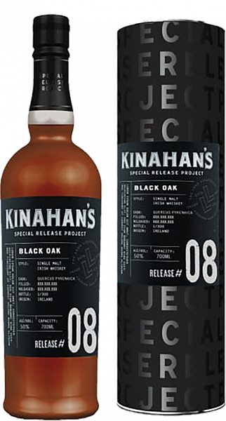 Kinahan's Black Oak Release №8 Single Malt Irish Whisky (gift box), 0.7 л