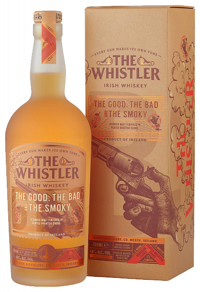 The Whistler the Good the Bad the Smoky Irish Whiskey (gift box), 0.7 л