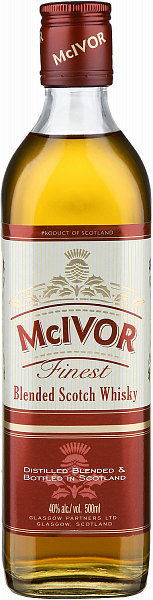 Виски McIvor Finest Scotch Whisky, 0.7 л