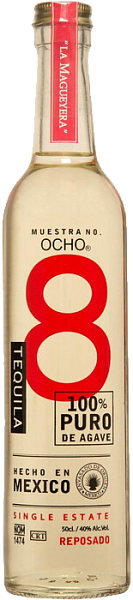 Текила Ocho Reposado, 0.5 л