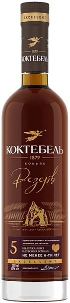 Коньяк Koktebel Reserve 5 y.o., 0.5 л в Курске