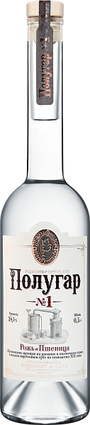 Дистиллят Polugar №1 Rye & Wheat, 0.5 л в Саратове