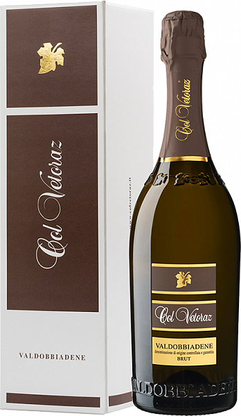 Игристое вино Col Vetoraz Prosecco di Valdobbiadene DOCG Brut (gift box), 0.75 л