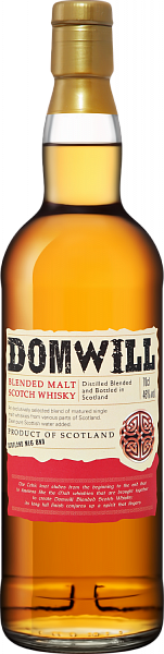 Domwill Blended Malt Scotch Whisky, 0.7 л