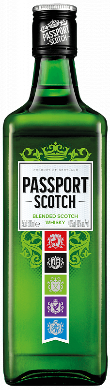 Пасспорт Скотч купажированный шотландский виски 0.5 л
