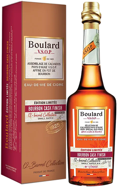Кальвадос Boulard Bourbon Cask Finish Pays d'Auge AOC VSOP (gift box), 0.7 л в Санкт-Петербурге