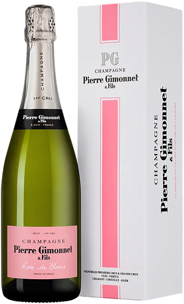 Шампанское Rose de Blancs Premier Cru Brut Champagne AOC Pierre Gimonnet & Fils (gift box), 0.75 л