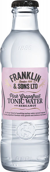 Franklin & Sons Pink Grapefruit with Bergamot Tonic Water, 0.2 л