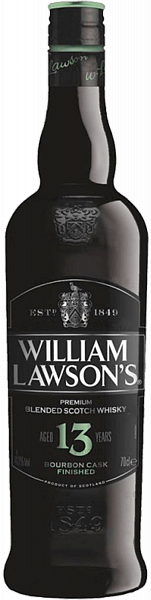 Виски William Lawson's 13 y.o. Blended Scotch Whisky, 0.75 л