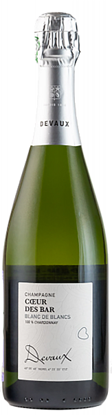 Шампанское Devaux Coeur des Bar Blanc de Blanc Brut Champagne AOC, 0.75 л