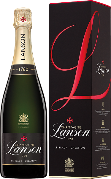 Шампанское Lanson Le Black Creation Brut Champagne AOC (gift box), 0.75 л в Обнинске