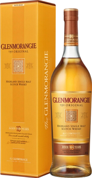 Виски Glenmorangie Original Highland Single Malt Scotch Whisky 10 y.o. (gift box), 1 л в Новосибирске