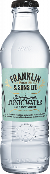 Franklin & Sons Elderflower with Cucumber Tonic Water, 0.2 л
