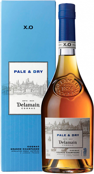 Коньяк Delamain Pale&Dry Cognac XO (gift box), 0.5 л