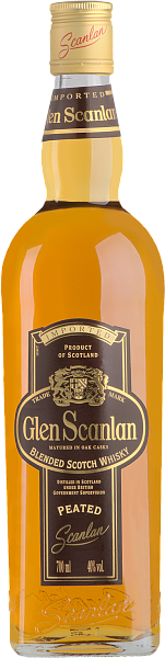 Виски Glen Scanlan Peated Blended Scotch Whisky, 0.7 л