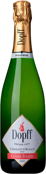 Игристое вино Dopff au Moulin Cremant d'Alsace AOC Cuvee Julien Brut, 0.75 л в Тюмени