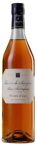 Арманьяк Baron de Sigognac 15 ans d'age Armagnac AOC, 0.7 л