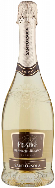 Игристое вино Casa Sant'Orsola Prestige Blanc de Blancs Millesimato, 0.75 л