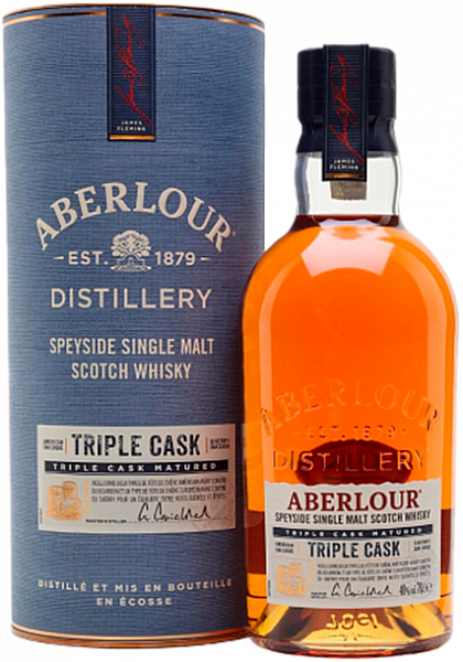 Виски Aberlour Triple Cask Speyside Single Malt Scotch Whisky, 0.7 л