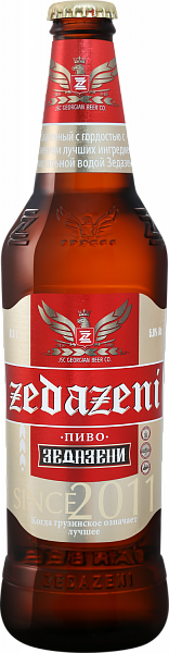 Пиво Zedazeni, 0.5 л