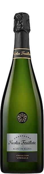 Французское шампанское Nicolas Feuillatte Collection Vintage Blanc de Blancs Brut Champagne AOC , 0.75 л